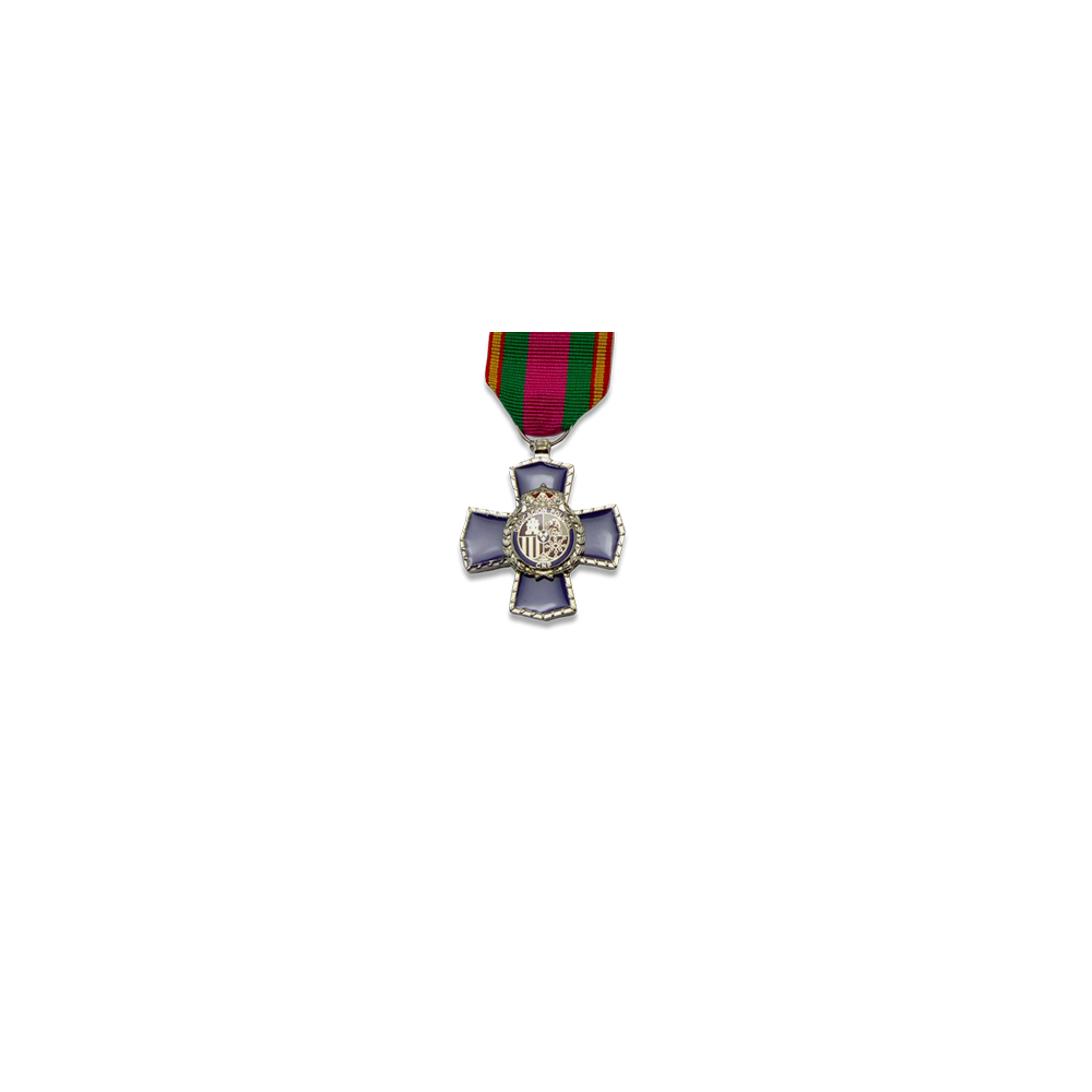 Medalla a la dedicación al Servicio  policial 25 Años (mediana)