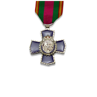 Medalla a la dedicación al Servicio  policial 25 Años (mediana)