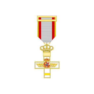 Cruz al merito Aeronautico distintivo amarillo
