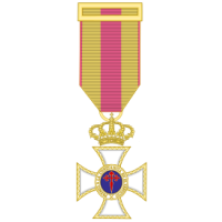 Medalla constancia oro miniatura