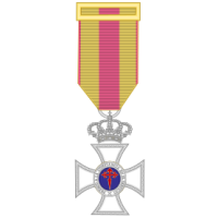 Medalla constancia plata miniatura