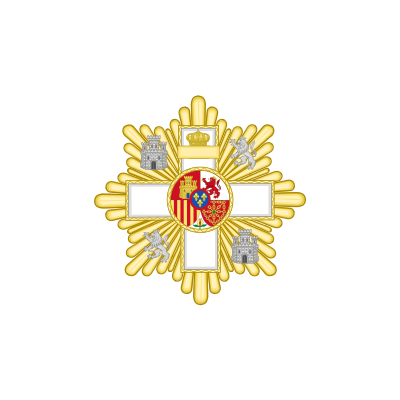 Gran cruz al merito  Militar distintivo blanco